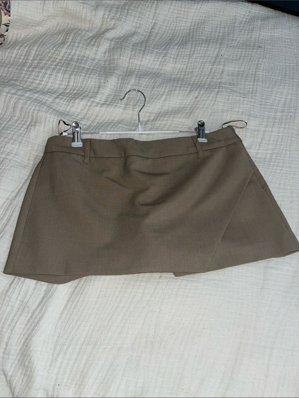 Zara Taupe Mini Skirt